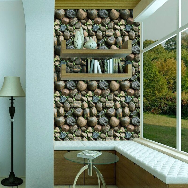 Baksteen Contact Papier Haard Keuken Backsplash Schil-Stick Muur Deur Teller Top Liners Decor Zelfklevende Steen Behang