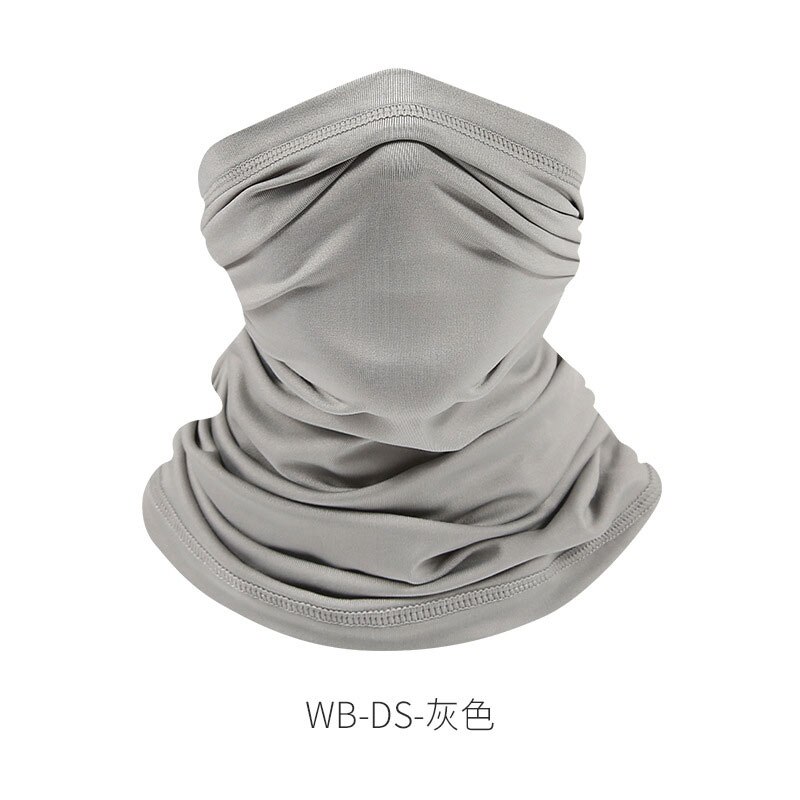 Outdoor Winter Warm Fleece Neck Sjaals Reflecterende Skiën Hals Cover Masker Motorcycle Half Gezichtsmasker Sjaal Riding Biker Winddicht: GRAY