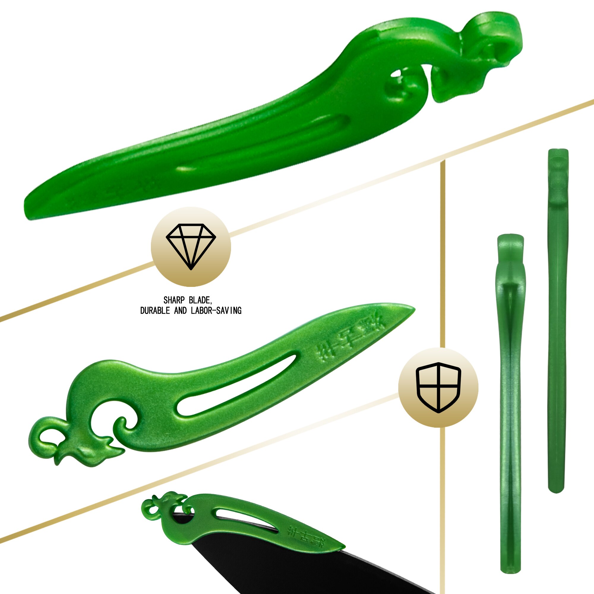 Couvercle de pointe de couteau de cuisine, 50 pièces/lot, blagues pratiques, couvercle de protection, couteau élargi, pointes de couteau en plastique, étui transparent