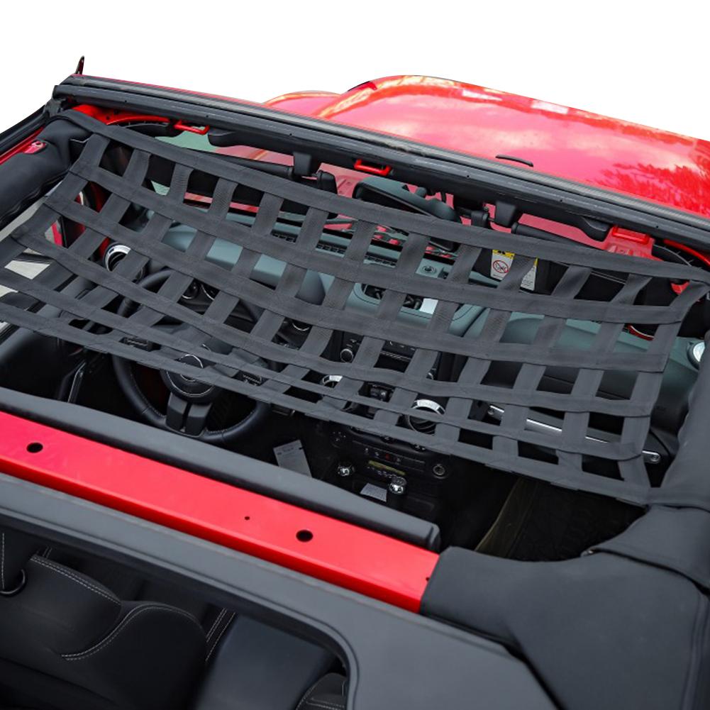 Mesh Cargo Net, auto Dak Netto Hangmat Kofferbak Mesh Netto Cargo Bagage Voor Jeep Wra Ngler Yj Tj Jk Jku Jl Jlu 1997