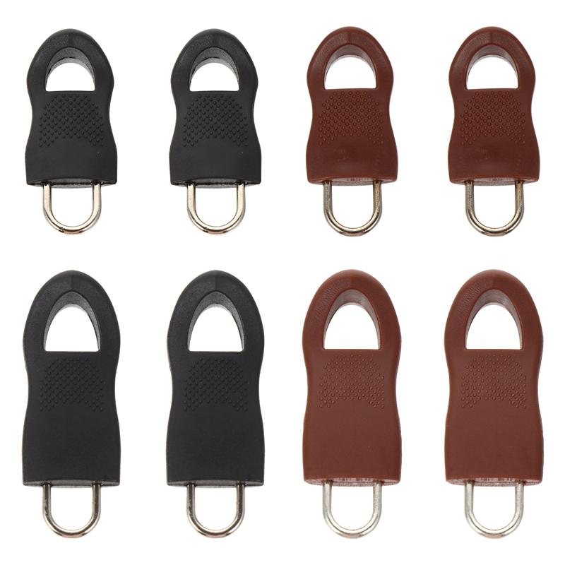 10 Uds cremallera fijadores cremallera de cuerpo de cremallera desmontable Pull Tab bolsa equipaje DIY Accesorios: mix