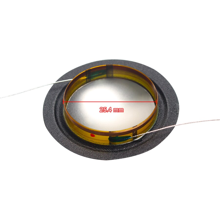 2x Speaker Diaphragm Repair Kit - 25.4mm Titanium Film + Silk Edge - for Tweeter Speaker Accessories