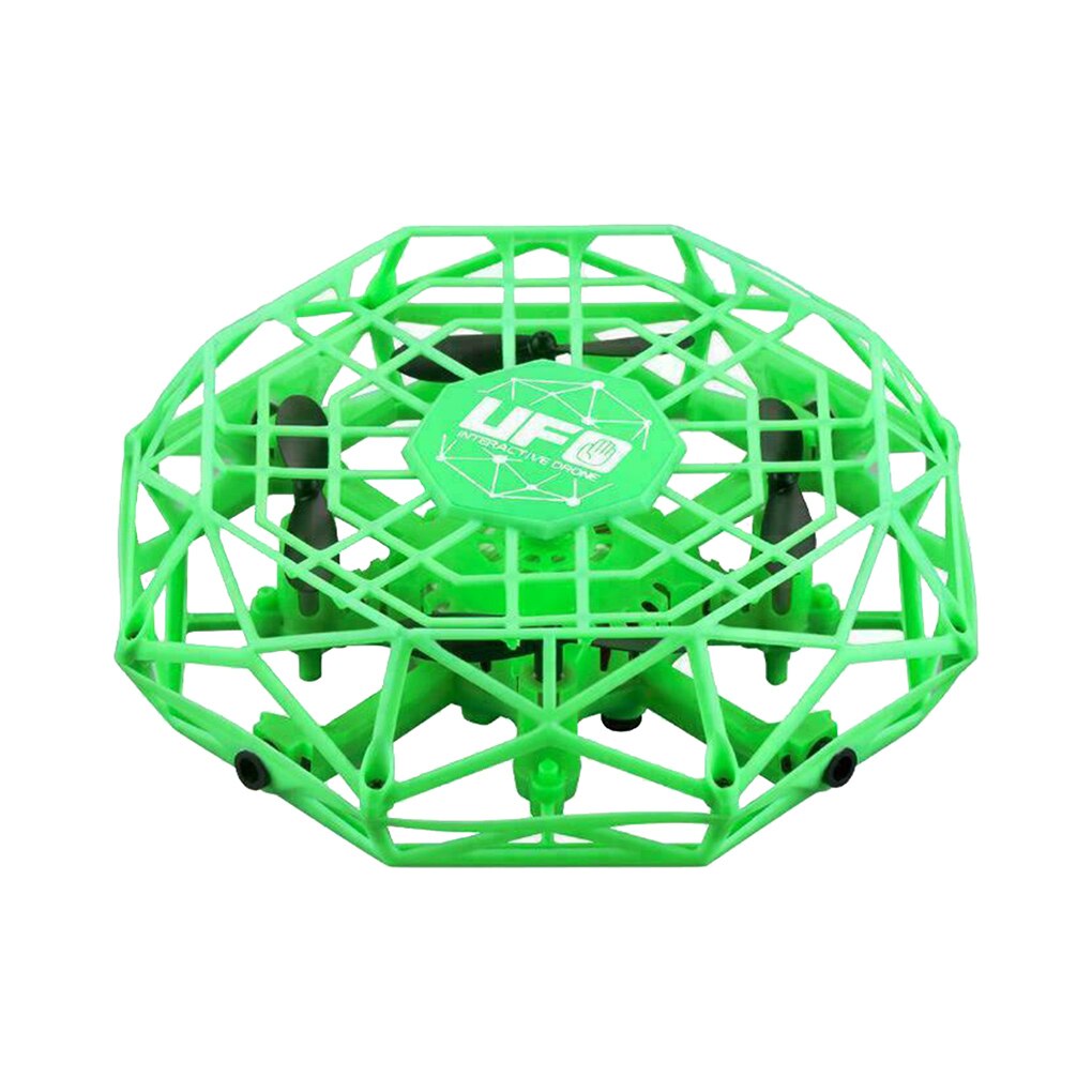 Mini UFO Drohne Anti-kollision Fliegen Hubschrauber Magie Hand UFO Ball Flugzeug Sensing Induktion Drone Kind Elektronische Spielzeug: green