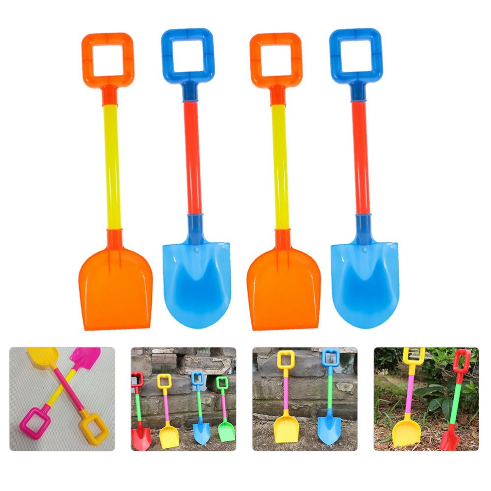 8pcs Sand Shovels Children Sand Shovels Long Handle Shovels: Default Title