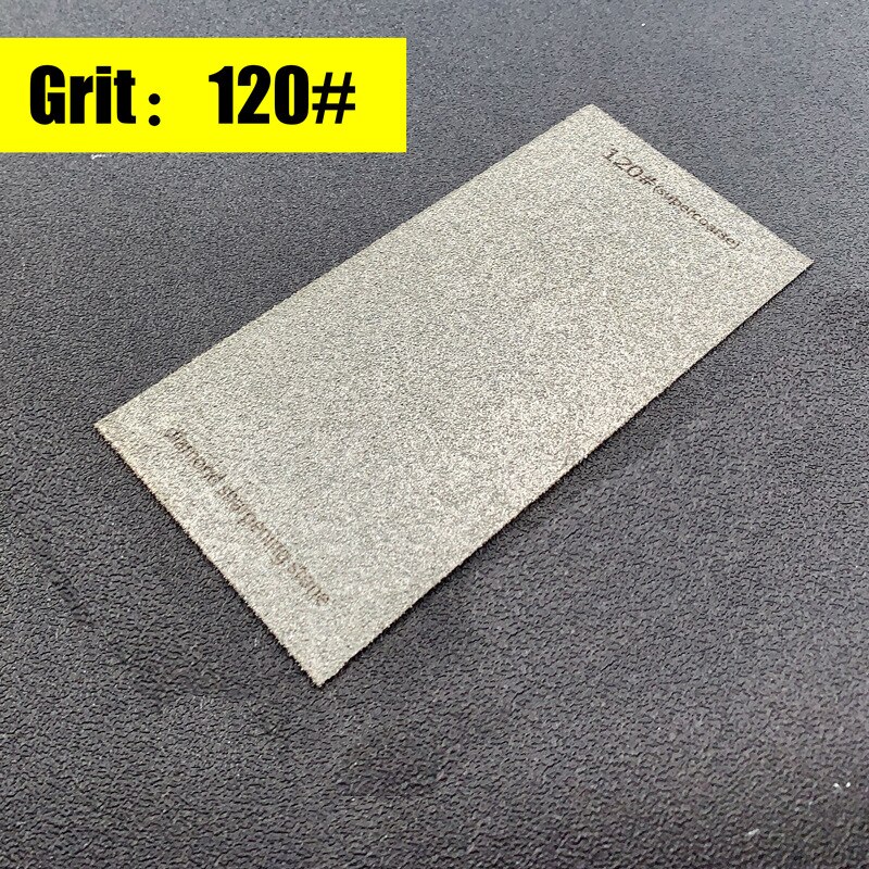 80-3000 Grit Diamond Knife Sharpener Knife Grinding Tools Sharpener Hone Block Whetstone Knive Sharpener: Grit 120