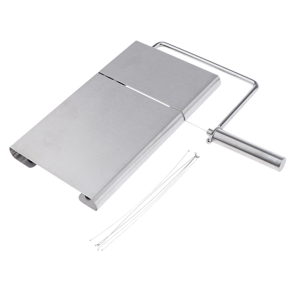 Stainless Steel Soap Cutter Loaf Mold Soap Making Cutting Tools with Soap Wire Slicer, Portable