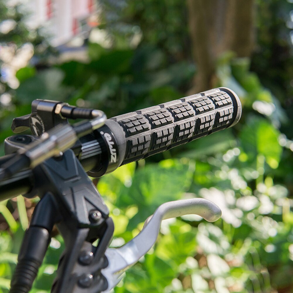 Rączka rowerowa pokrywa kierownica roweru górskiego uchwyty blokada ze stopu aluminium z gumową rączką rękaw sprzęt kolarski uchwyt uchwyty