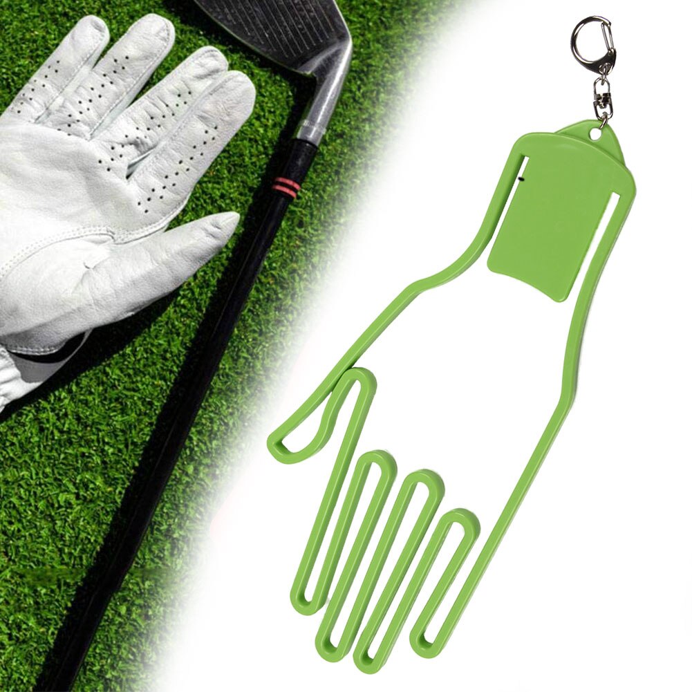 Gants de Golf En Plastique Gardien Gants de Golf Monture De Support Avec Boucle en métal Gants Support Cintre Pour Golf Léger D'approvisionnement