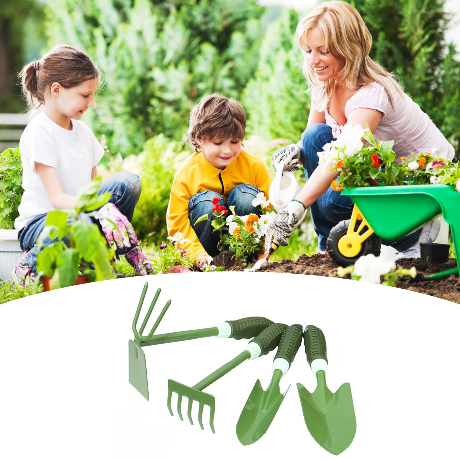 Huishoudelijke Tuingereedschap Huis Tuin Bend-Proof Kleine Hand Graver Schop Hark Lichtgewicht Ergonomische Handgreep Antislip hand Tool