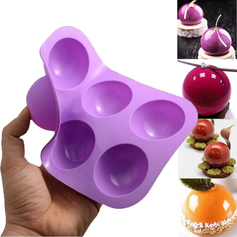 6 Rooster Cup Silicone Muffin Pan & Cupcake Bakken Pan Non-stick Siliconen Cakevorm Ronde Mini Muffin Pan vorm