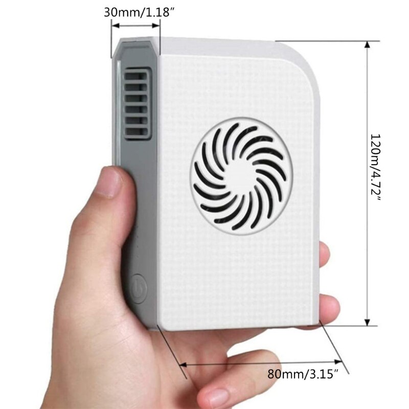 Kleine Persoonlijke Fan 6000Mah Power Bank Oplaadbare Usb Fan Draagbare Oplader Handheld Zomer Koeler Bladeless Fan