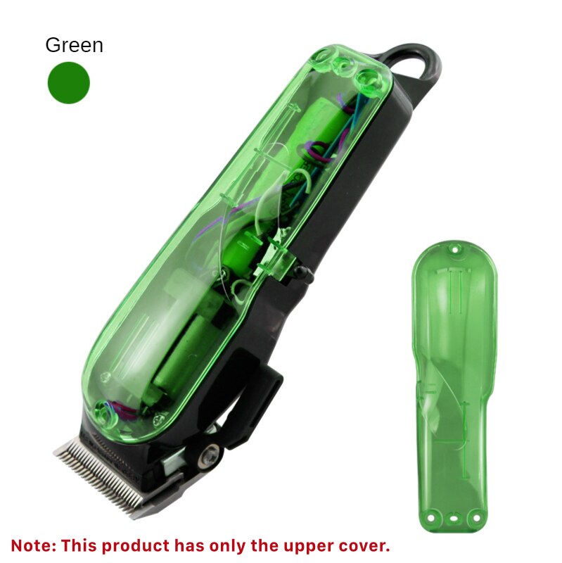 Coque supérieure transparente pour tondeuse à cheveux série Wahl 8591/8148, couvercle supérieur Transparent, g0402: Green Upper Cover