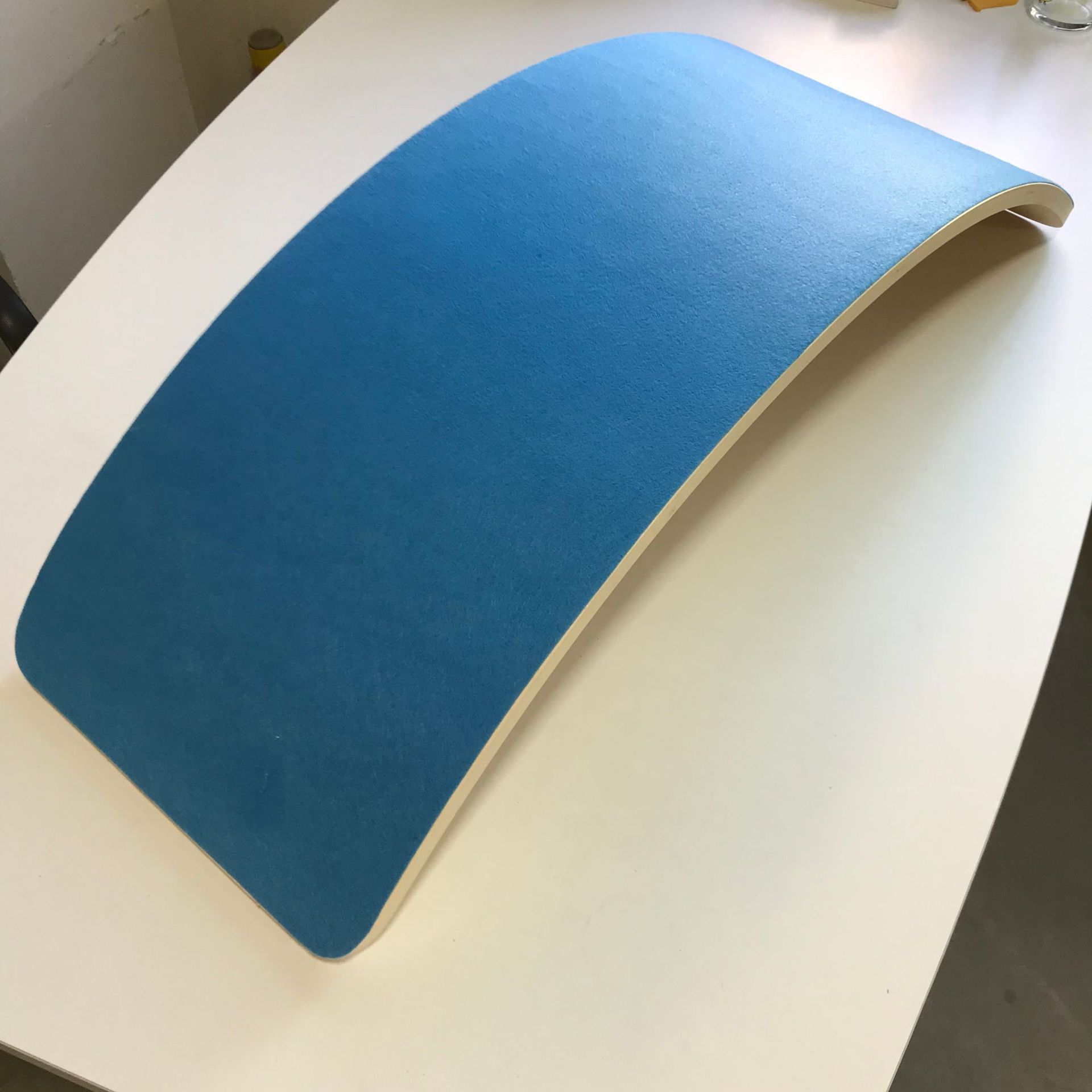 Planche d&#39;équilibre en bois pour enfants, balançoire incurvée, équipement de Yoga, Fitness, jouets d&#39;intérieur pour bébés, Sports de plein air, jouet d&#39;entraînement pour adultes,: blue