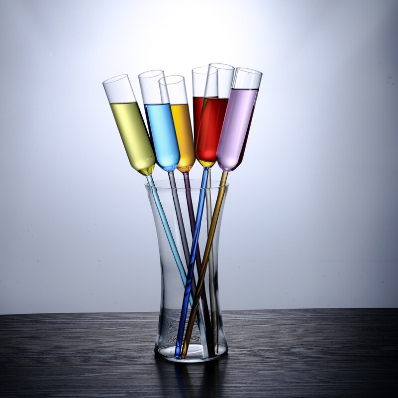Moderne glassfarge strandkopp champagneglass cocktailglassbar hotell ktv fritid  wf529919