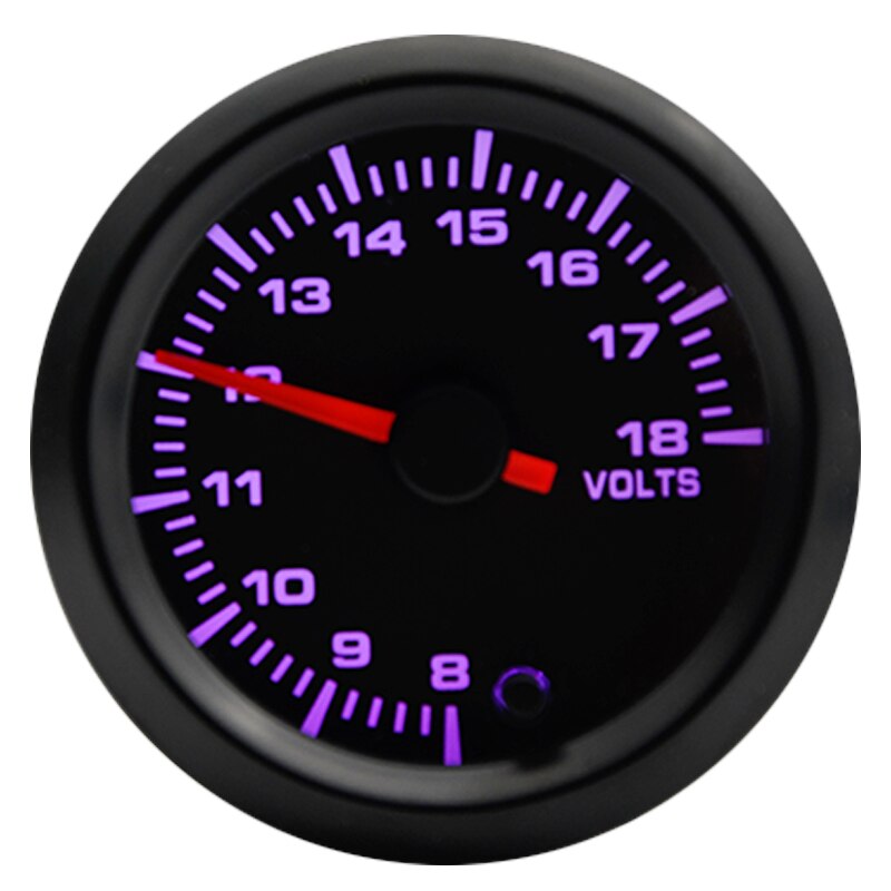 2" 52mm 7 Farben LED Schub/Wassertemperatur/Öltemperatur/Öldruck/Voltmeter/Luftkraftstoffverhältnis/ETT/Tachometer U/min Autoanzeige + Messgerät Hülsen