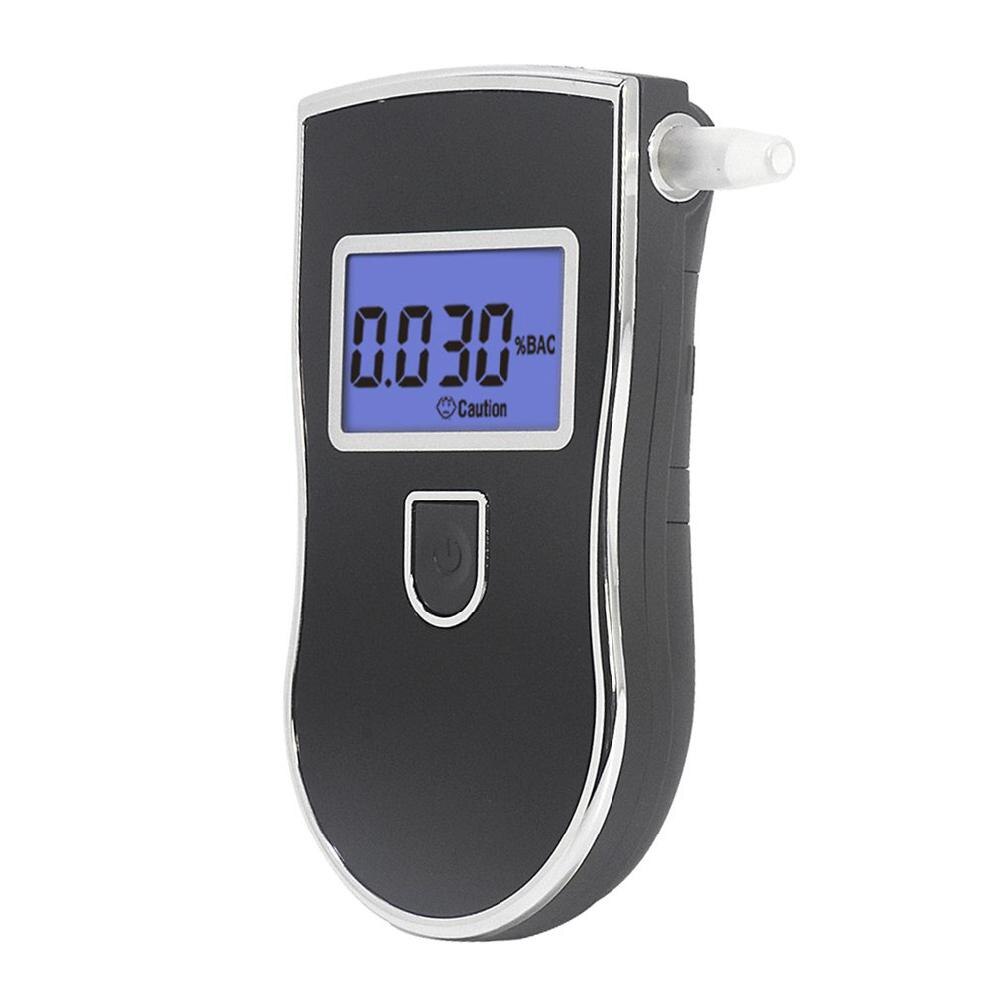 HiMISS Digitale Adem Alcohol Tester LCD Blaastest Meter Analyzer Detector (Zwart) (zonder Batterij)