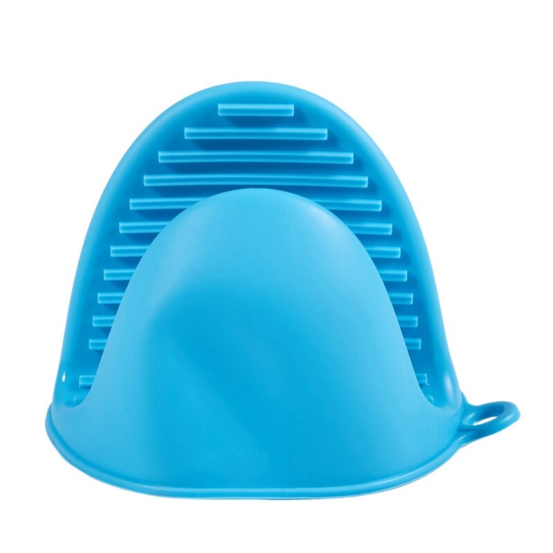 Silikonhansker ovn varmeisolerte fingerhansker matlaging mikrobølgeovn sklisikker gryteholder