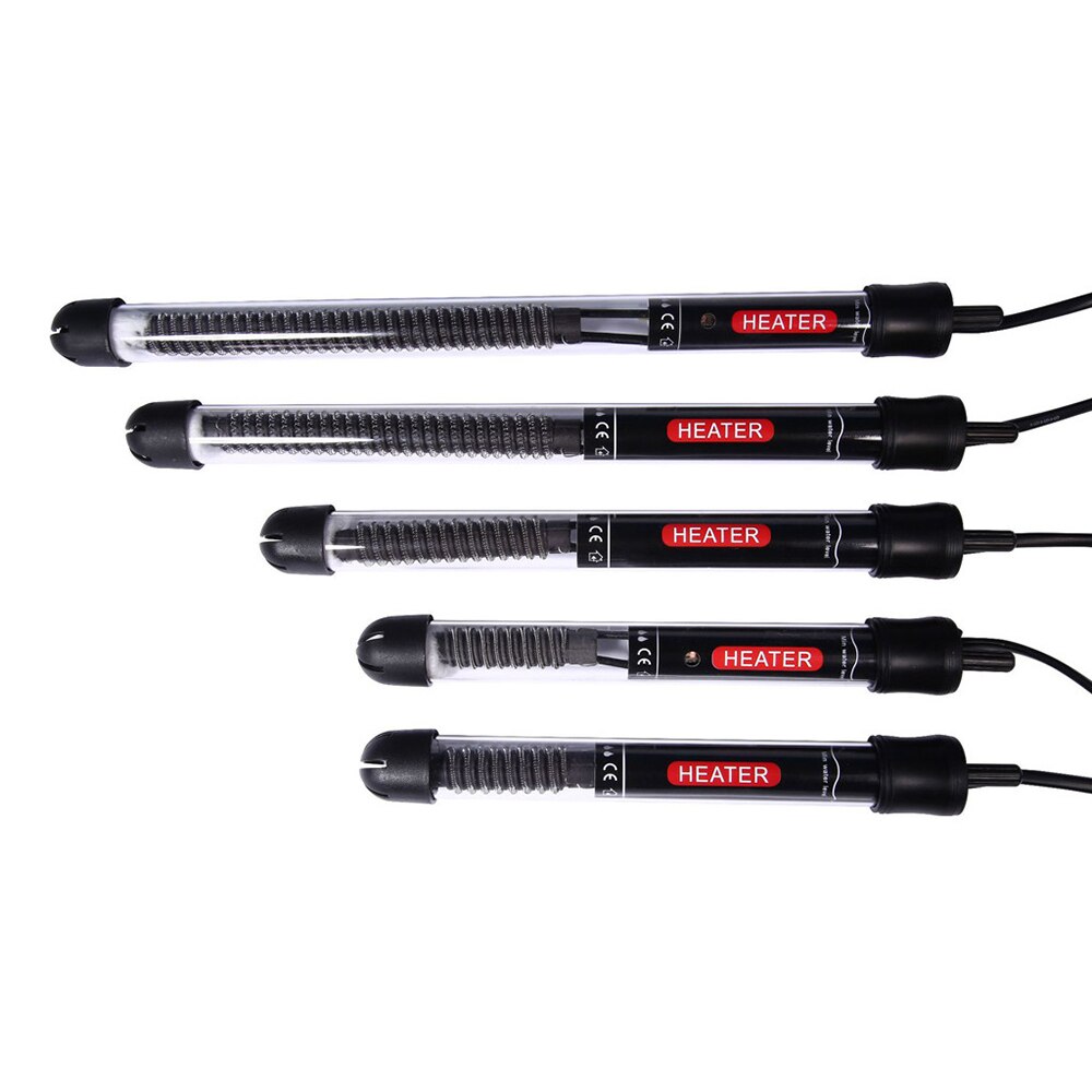 Aquarium Heating Rod Adjustable Water Heating Rod Submersible Constant Temperature Control 25W/50W/100W/200W/300W