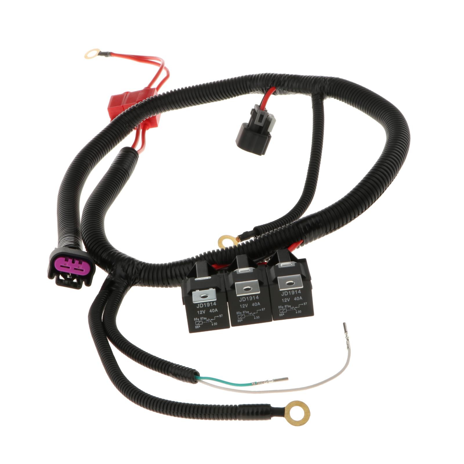 Dual Elektrische Ventilator Upgrade Kabelboom Vervanging Past Voor 1999-2006 Ecu Controle