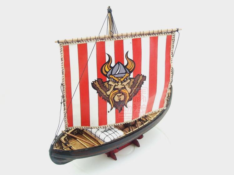 NIDALE-modelo Sacle 1/72, kit de barco de vela de madera clásico del norte de Europa, barcos vikingos, modelo de madera