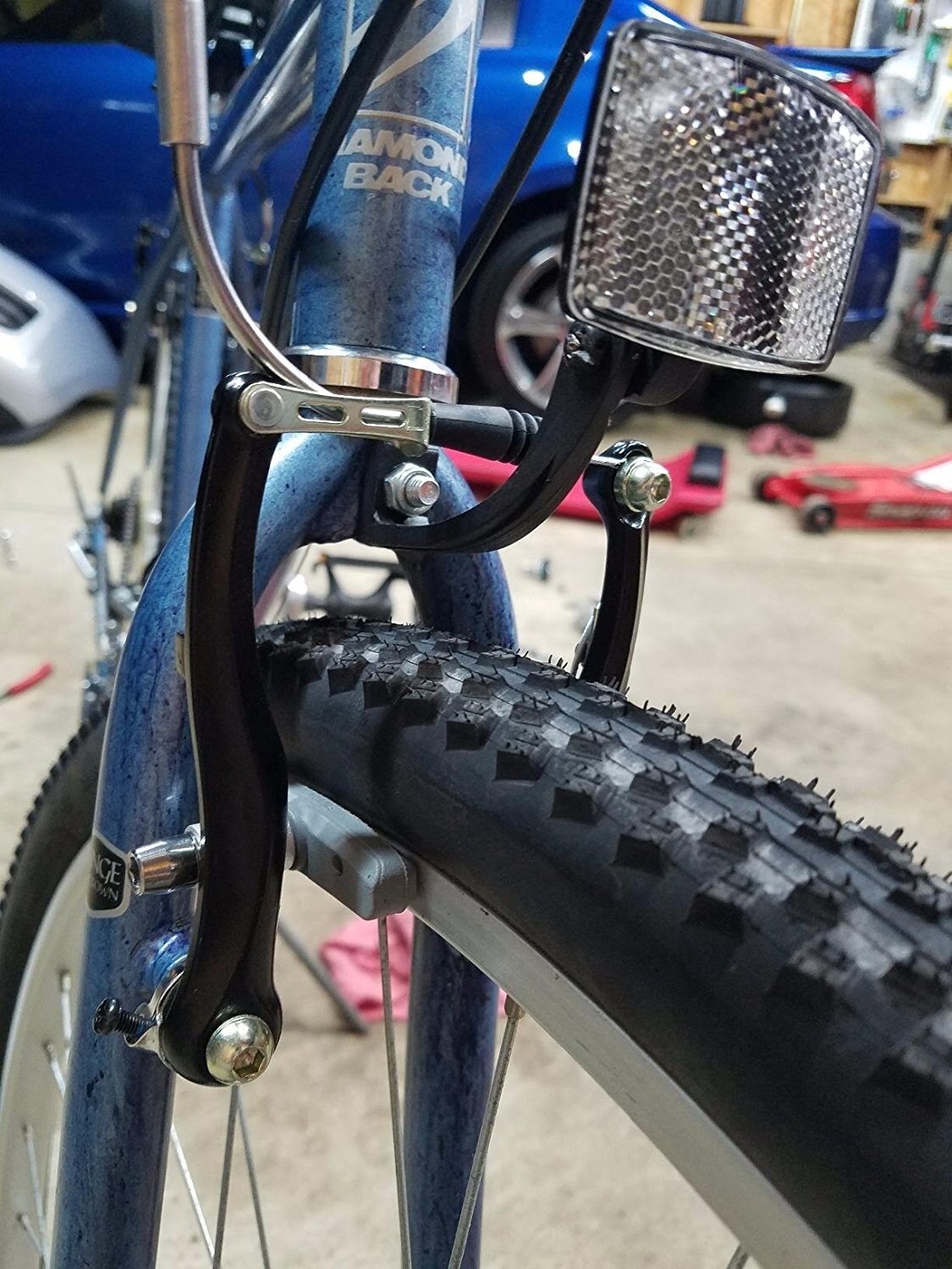 ZTTO-Juego de pinzas de freno para bicicleta de montaña BMX Cruiser, juego lineal con pastillas de freno, voladizo, frenos hidráulicos