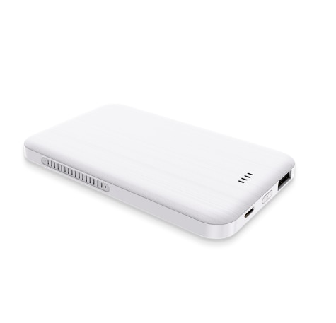 CASEIER Mini Wireless Powerbank Magnetic Bank Thin Portable External Battery Charger Power Bank For iPhone 12 Pro Max Mini: White