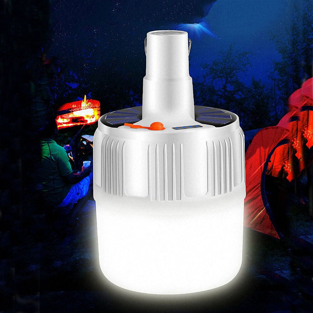 60/80/100w kampeerlampen voor buiten, op zonne-energie werkende led-lamp, batterijoplader, draagbare led-lantaarnlamp voor thuis, buiten, noodverlichting voor tenten