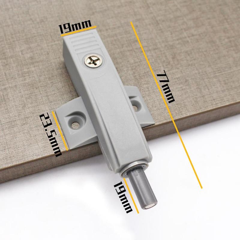 Kitchen Cupboard Door Stop Closer Stoppers Damper Buffer Cabinet Catches ABS Soft Quiet Close Closer Damper With Screws