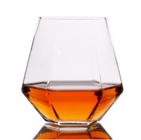 2 szt./partia 260ml sześciokątne szklanki robić Whisky, przezroczyste, luksusowe kryształbyć winnym szklanki robić picia, szklanki robić mleka, szklanki robić soku: Przezroczysty