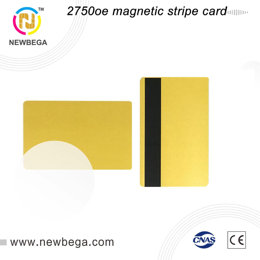 20 Pcs Rfid 2750 Oe Magneetstrip Kaart Hoge Diamagnetisch Goud Zilver Of Zwarte Kaart Toegangscontrole Snelle Levering