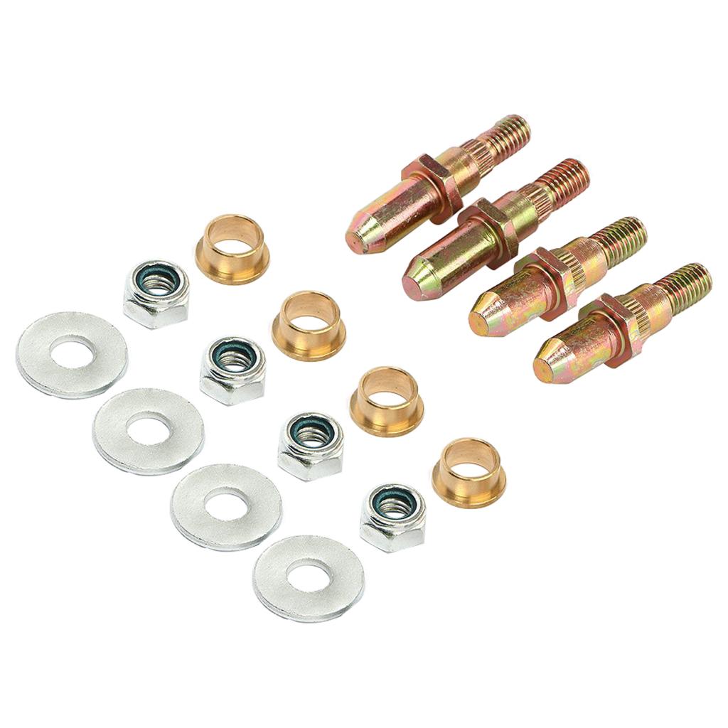 Door Hinge Pin& Bushing Repair Kit 4 Pin 2 Door for Chevy for GMC Fullsize Truck SUV