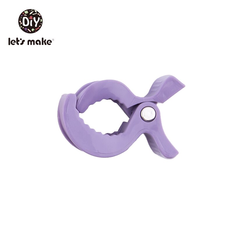 Let's Make 1pc Play Gym Accessories Lamp Pram Stroller Pegs To Hook Muslin and Toys Seat Cover Blanket Clips Car Organizer Toys: Purple