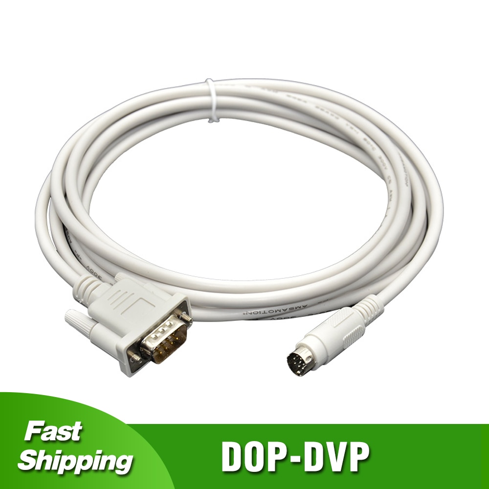 DOP-DVP For Delta DOP Touch Panel HMI Connect Delta PLC Communication Cable