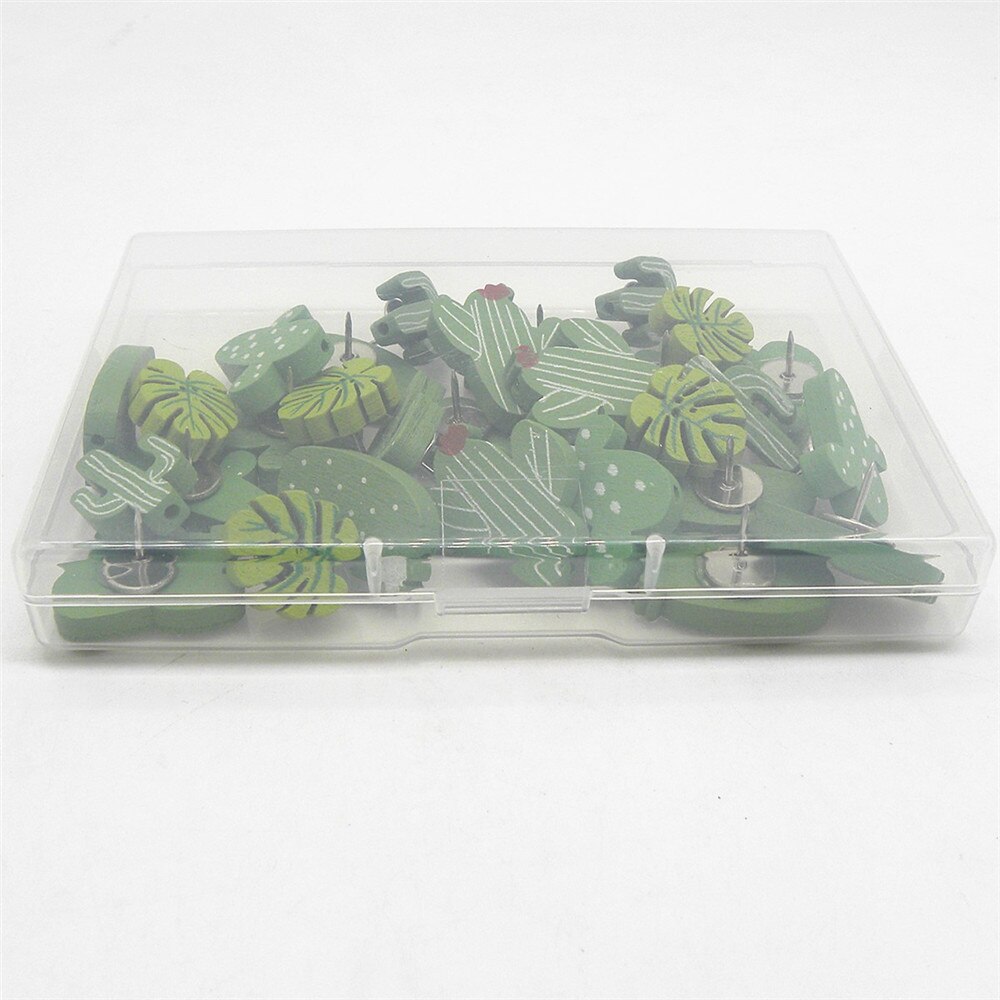 Chinchetas de empuje para mapa, Pin de corcho para dibujo de pared de fotos, suministros escolares de oficina, 30 Uds.