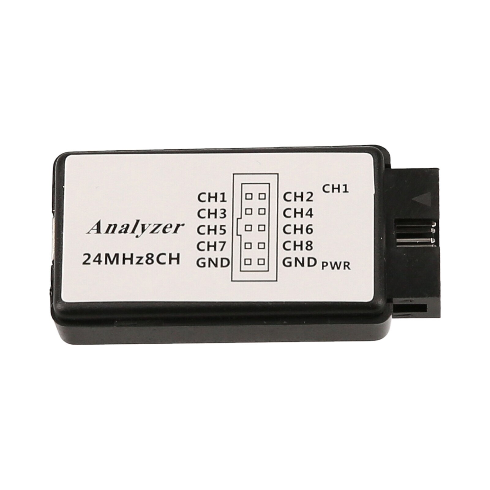 LA1002 Mini Draagbare Usb Logic Analyzer 5Mhz 24M 8 Channel Logic Analyzer Apparaat Set Fpga Debug Tool Met kabels Voor Spi Voor Kan