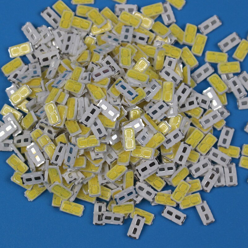 Tkdmr 120 stuks/partij lg smd led 6030 6v 1w koud wit voor tv achtergrondverlichting led kralen