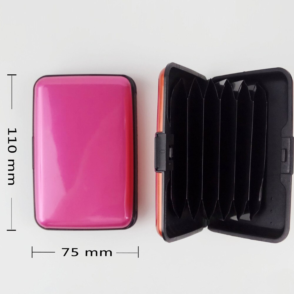 Heren Kaarthouder Heren Waterdicht Zaken ID Credit Card Wallet Plastic Pocket Case #20