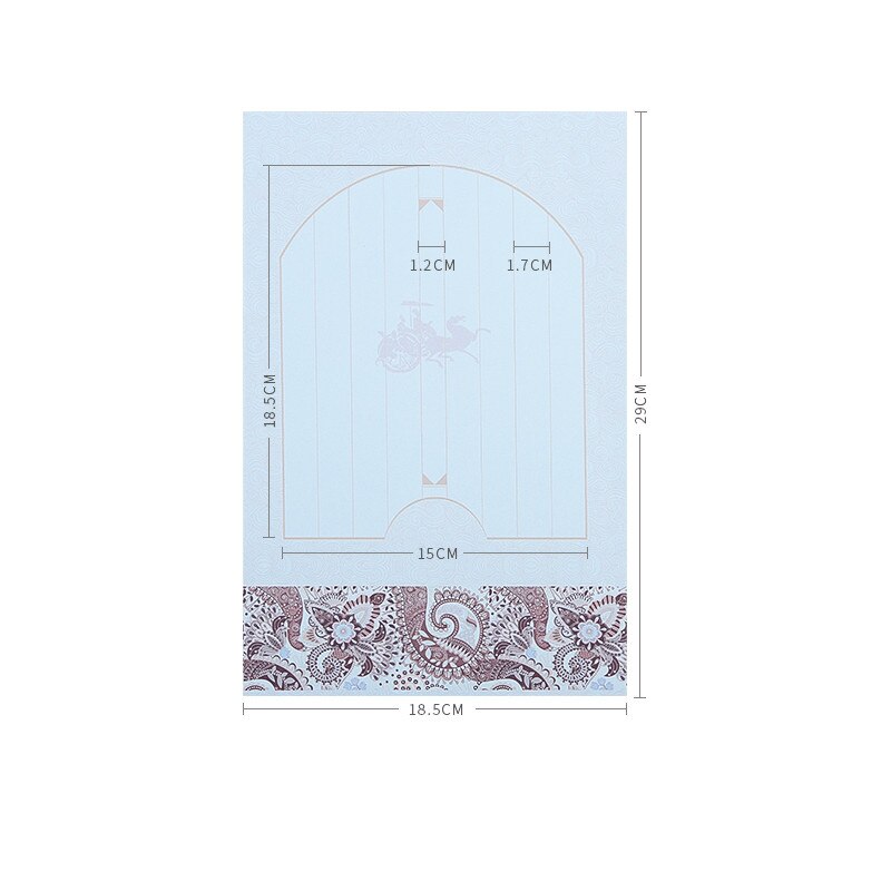 20 ark små handgjorda kinesisk kalligrafi pappersfiber halvmogna xuan papper brevpapper hantverk brevpapper 18.5*29cm: A