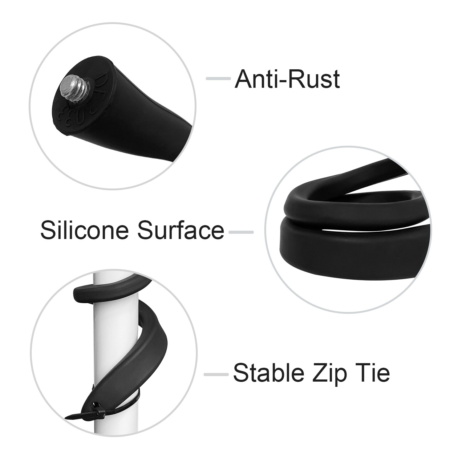 Twist Mount Compatible with ARLO PRO / PRO2 Ultra / PRO3 ARLO GO / ARLO Security Camera Flexible Adjustable Twist Wall Mount