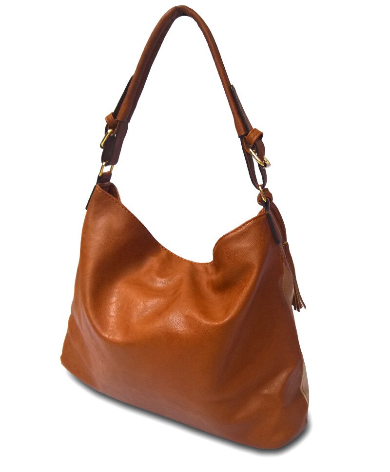 Stiksel rooster dames schoudertas zachte pu leren handtassen grote capaciteit kwast dames tassen bolsa messenger bags bolsas