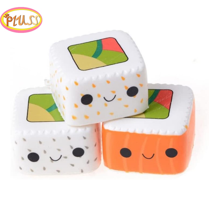 Relax toys Sushi Scented Squeeze Slow Rising Fun Toy Relieve Stress Cure squishies soft scented fascinating