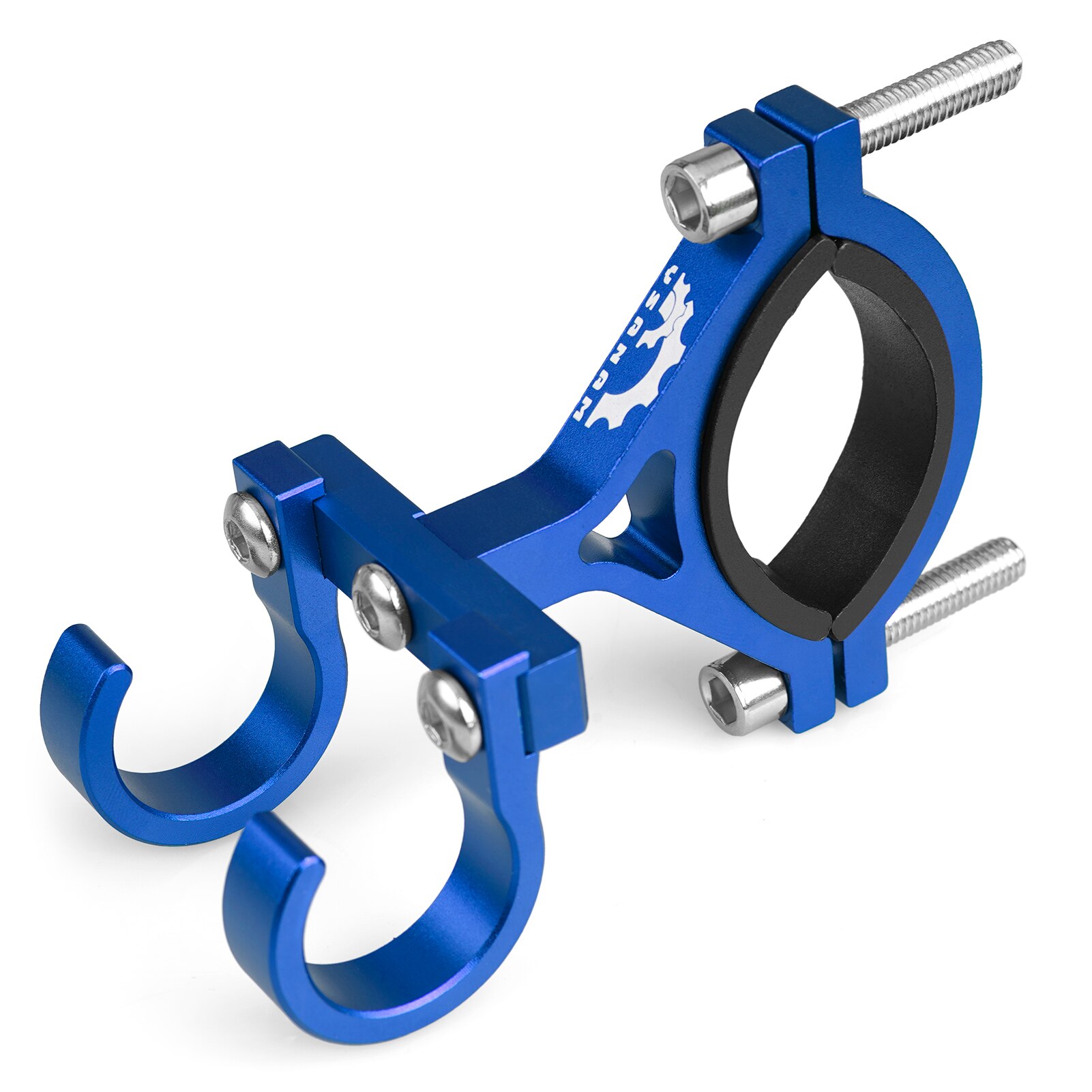 Ysanam Fiets Stuur Hanger Fiets Frame Bagage Mount Haak Fietsen Stuur Hanger Fiets Pijp Mount Houder Kofferbak Fiets: Blue S