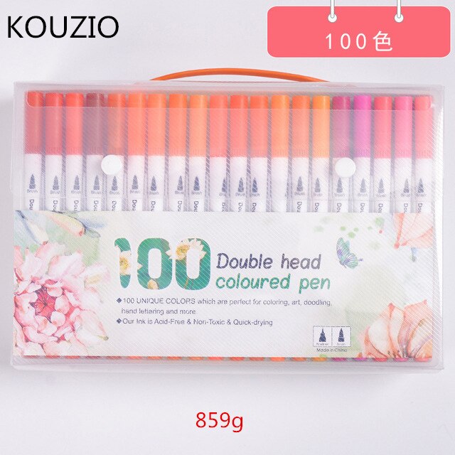 12 pçs/set Marcador Canetas kawaii caneta gel Cor jel kalem glitter branco tinta caneta material escolar papelaria papelaria colorida: 100 Marker Pens