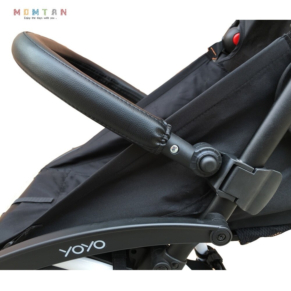 Neue kinderwagen Zubehör 180 grad einstellbare leder armlehne stoßstange Bar Für Babyzen Yoyo Yoya Berg Buggy Vovo Vinng