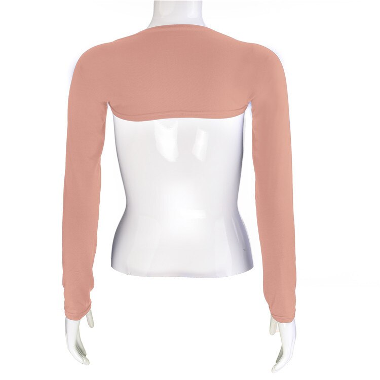Femmes Hijab musulman Armer manches couverture haussement d'épaules boléro Hayaa Armer plus Oversleeves Stretch Protection turquie eau manches aléatoire: red shrimp