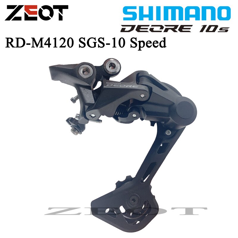 Shimano Deore Rd M4100 M4120 Achterderailleur Shadow RD-M4120 Sgs 2x1 0/11 Speed Mountainbike Uitwisseling Mtb Fiets 10S 10V 11 S