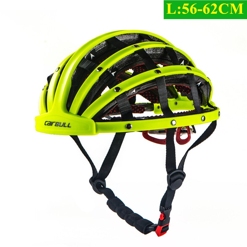 Foldable Bike Helmet Men Road Bicycle Portable Helmet Riding In-Mold City Leisure Riding Helmet Cycling Helmet Casco de ciclismo: yellow