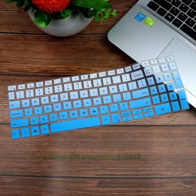 Silikon Tastatur Abdeckung Haut Schutz Für Dell Inspiron 15 5000 5590 5598 7000 7590 7591 Vostro 15 5590 v5590: allmählich Blau