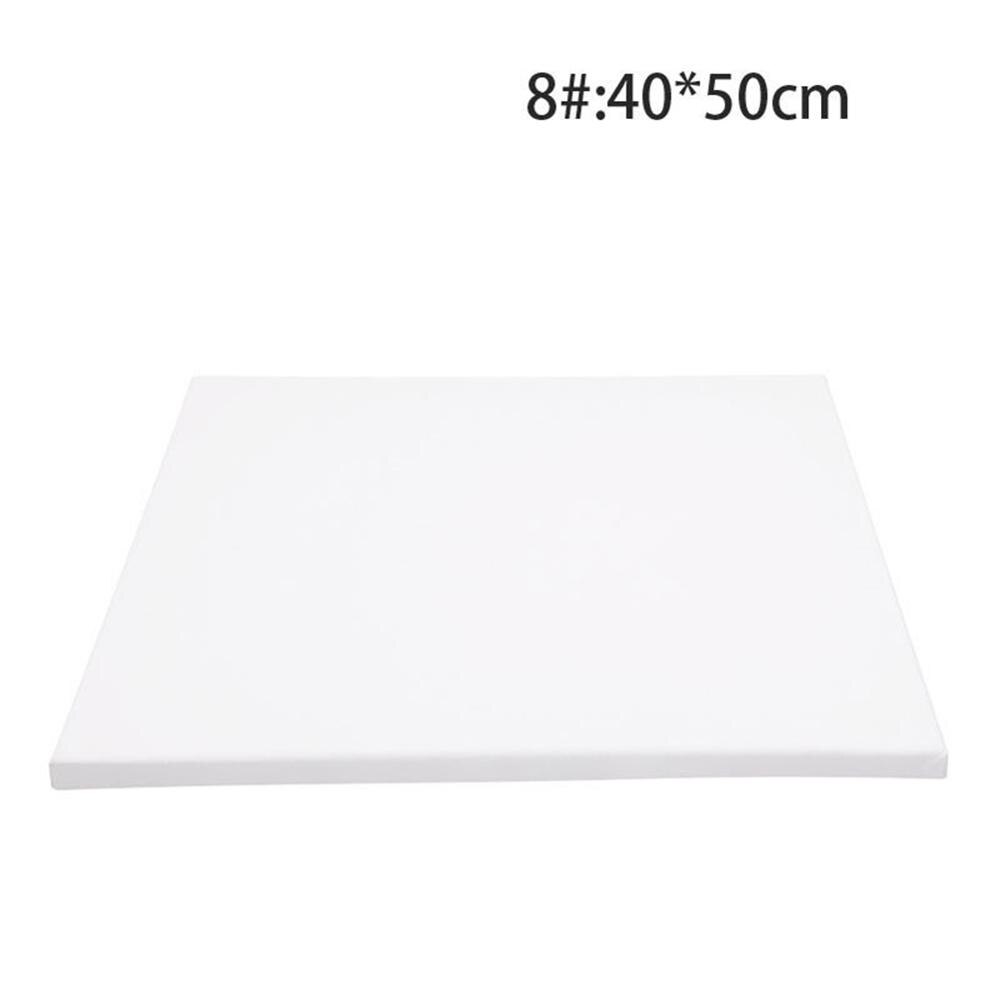1Piece White Cotton Blank Square Artist Canvas For Canvas Oil Painting DIY Wooden Board Frame For Primed Oil Acrylic Paint: 8 40 50cm