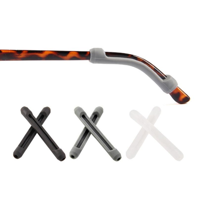 1 Paar Zachte Comfortabele Elastische Siliconen Anti Slip Oor Haken Bril Accessoires Voor Sport Lenzenvloeistof Zonnebril